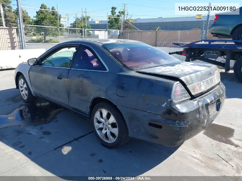 1HGCG22521A009180 2001 Honda Accord 3.0 Ex