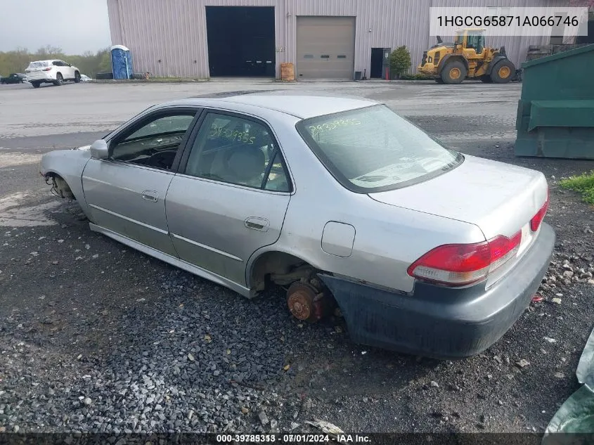 2001 Honda Accord 2.3 Ex VIN: 1HGCG65871A066746 Lot: 39785313