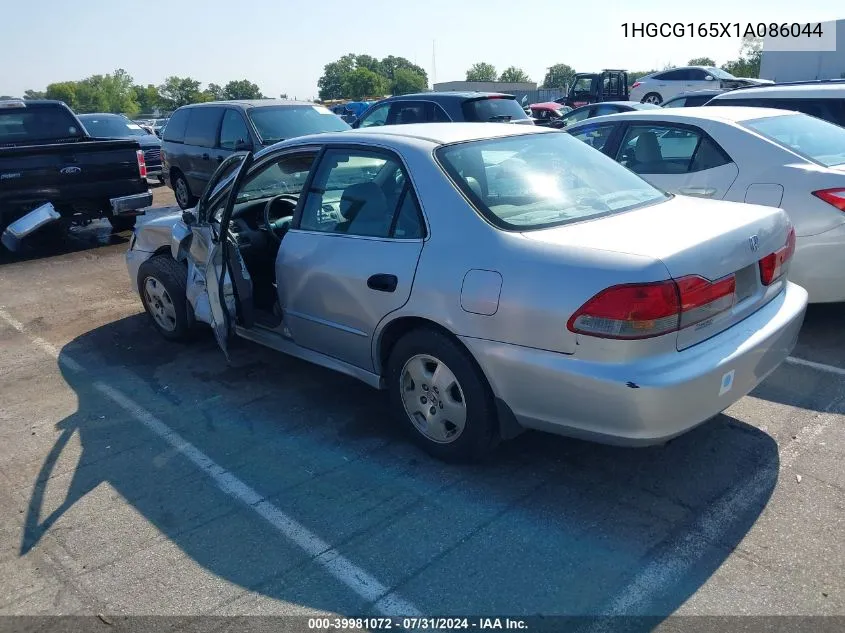 2001 Honda Accord 3.0 Ex VIN: 1HGCG165X1A086044 Lot: 39981072