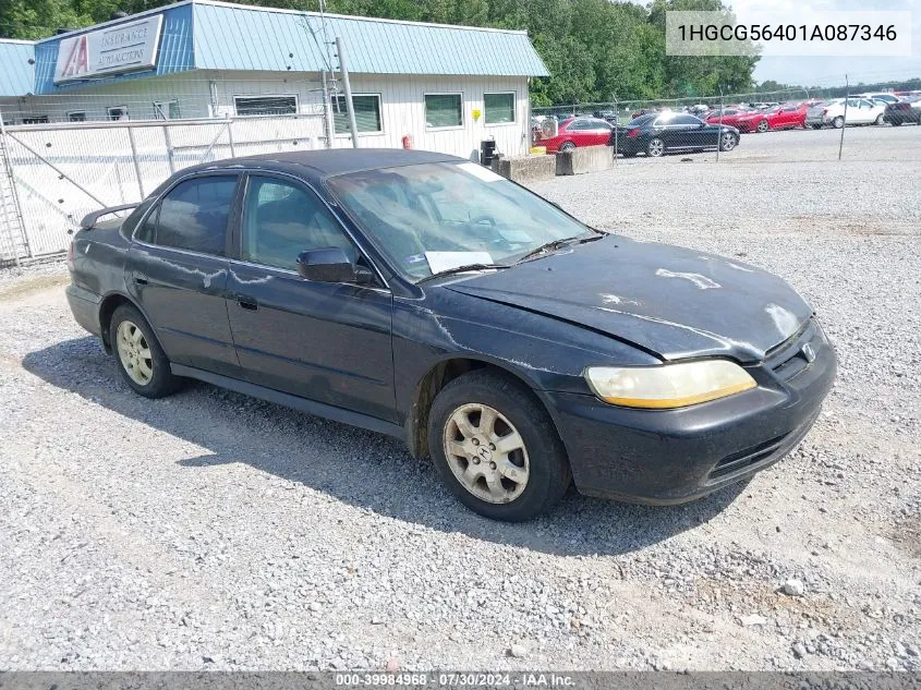 1HGCG56401A087346 2001 Honda Accord 2.3 Lx