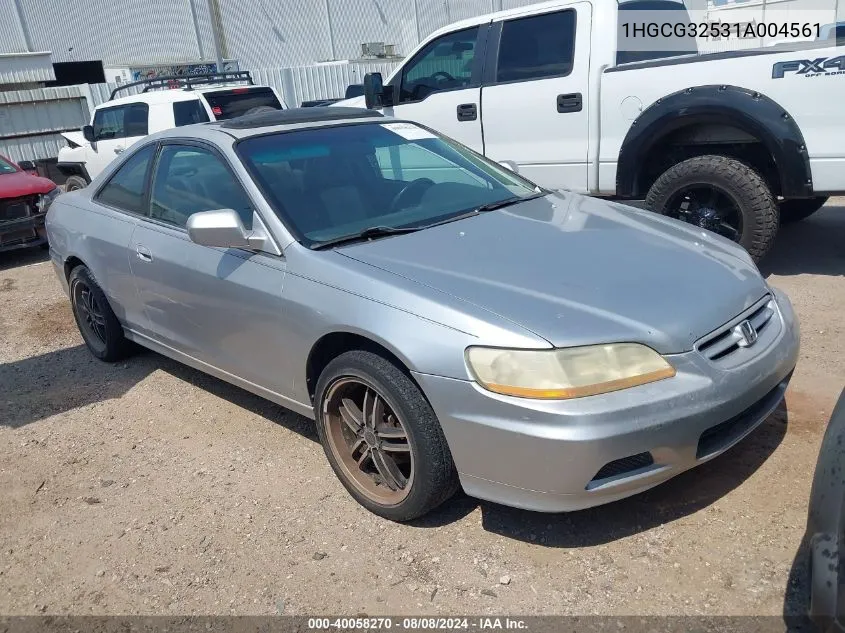 1HGCG32531A004561 2001 Honda Accord 2.3 Ex