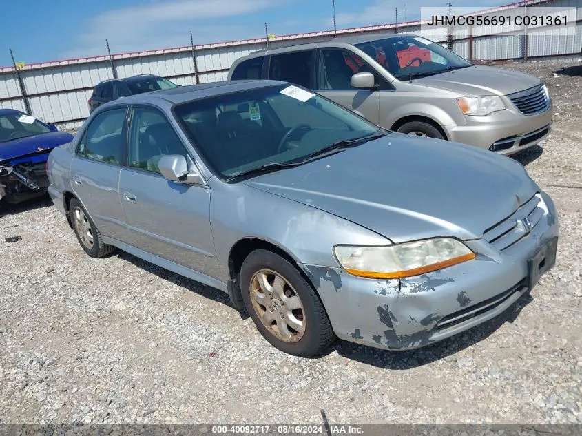 2001 Honda Accord 2.3 Ex VIN: JHMCG56691C031361 Lot: 40092717