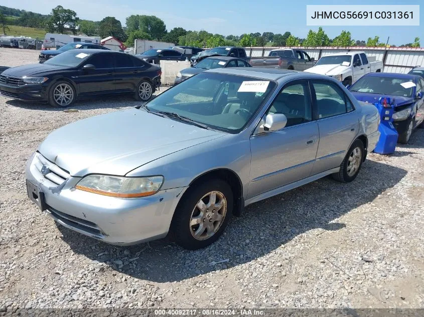 2001 Honda Accord 2.3 Ex VIN: JHMCG56691C031361 Lot: 40092717