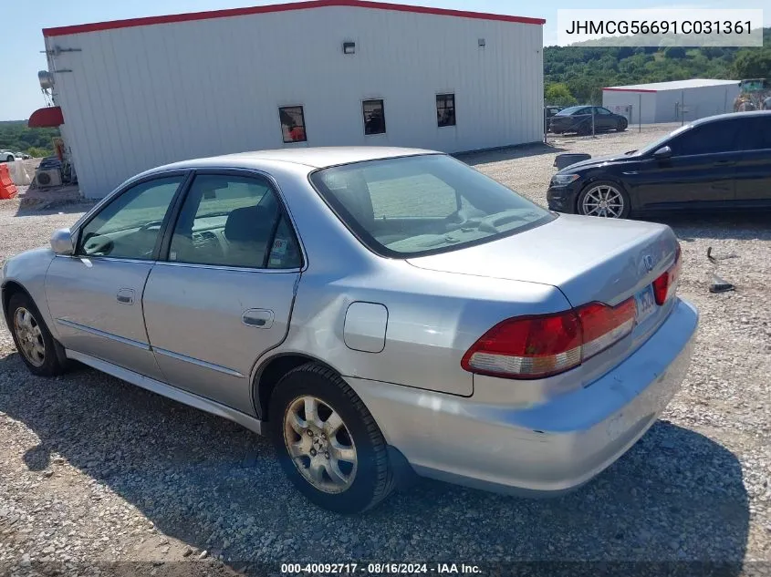 2001 Honda Accord 2.3 Ex VIN: JHMCG56691C031361 Lot: 40092717