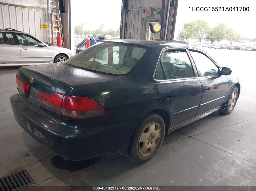 1HGCG16521A041700 2001 Honda Accord 3.0 Ex