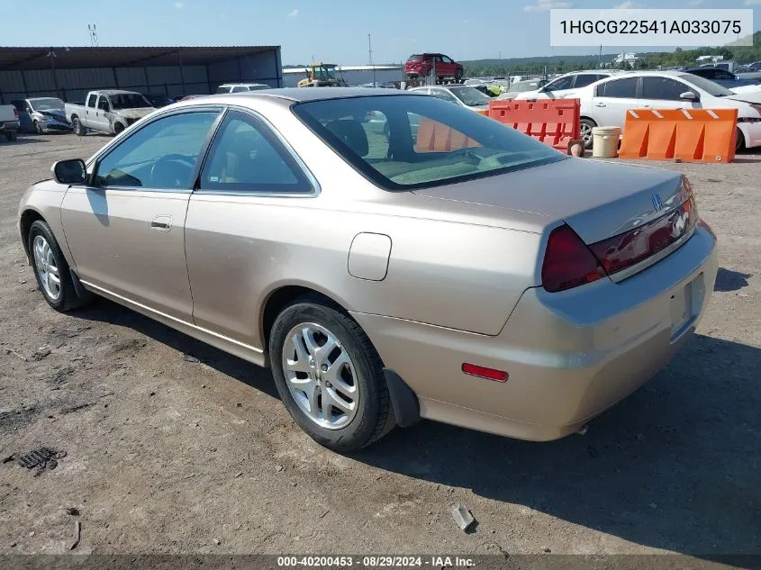 1HGCG22541A033075 2001 Honda Accord 3.0 Ex