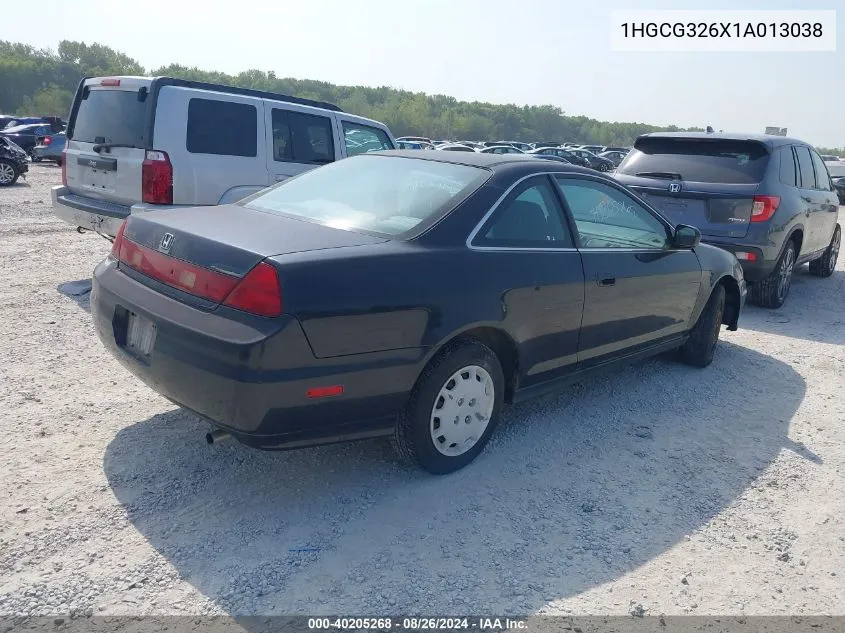 2001 Honda Accord 2.3 Lx VIN: 1HGCG326X1A013038 Lot: 40205268