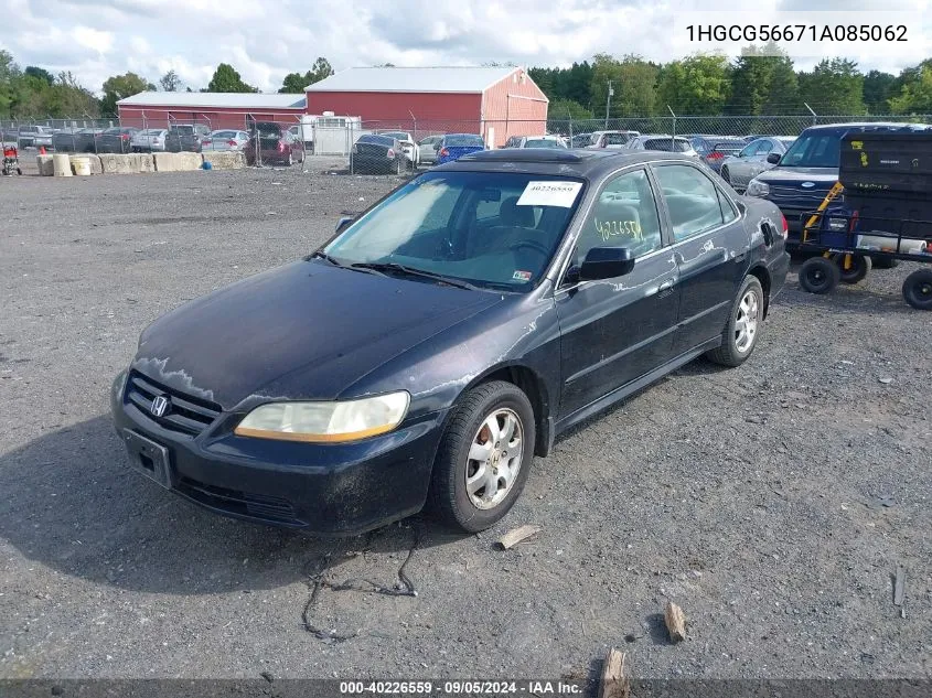 1HGCG56671A085062 2001 Honda Accord 2.3 Ex