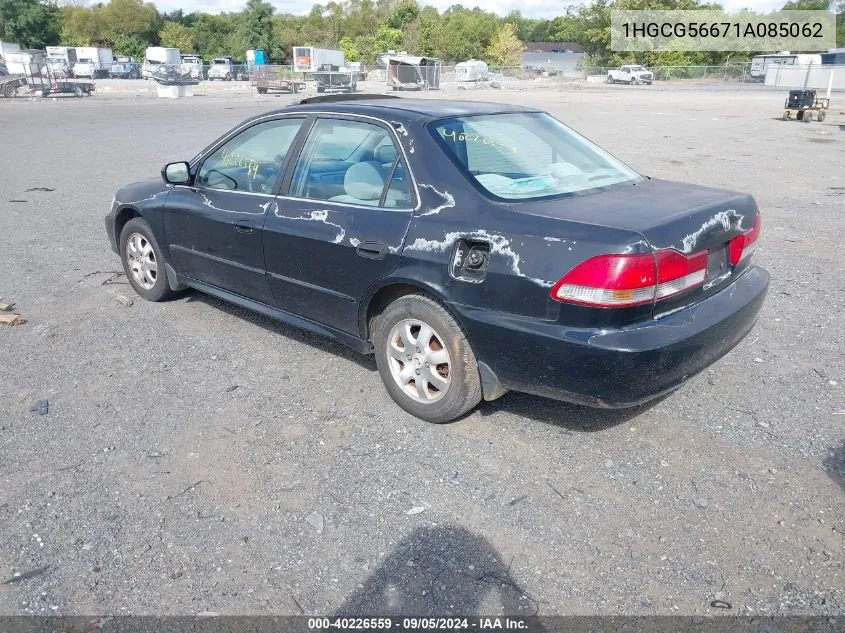 1HGCG56671A085062 2001 Honda Accord 2.3 Ex