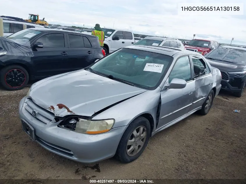 2001 Honda Accord 2.3 Ex VIN: 1HGCG56651A130158 Lot: 40257497