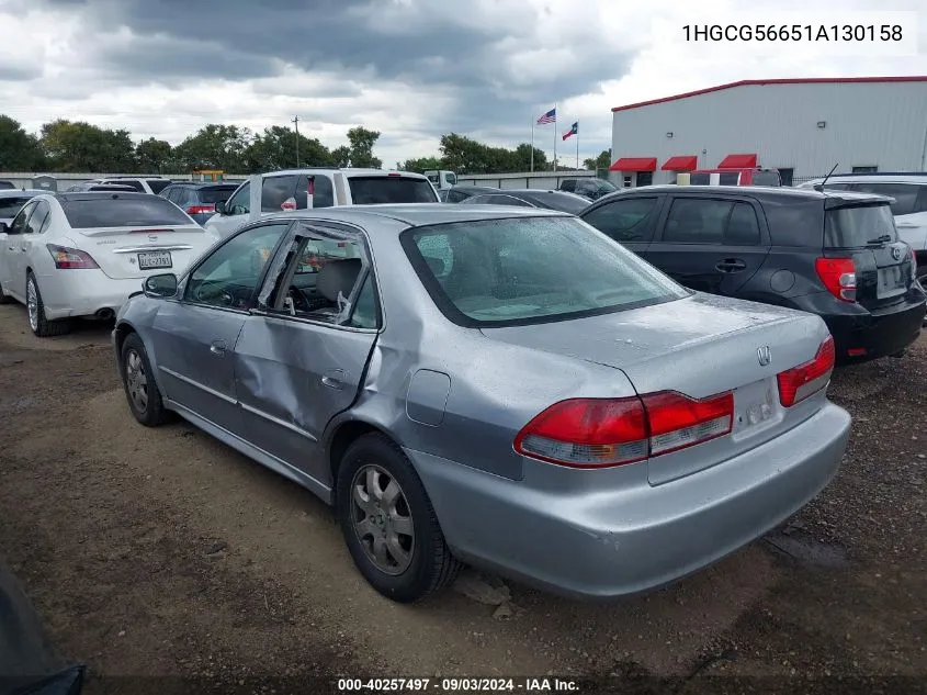 1HGCG56651A130158 2001 Honda Accord 2.3 Ex