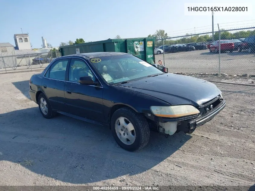 2001 Honda Accord 3.0 Ex VIN: 1HGCG165X1A028001 Lot: 40258459