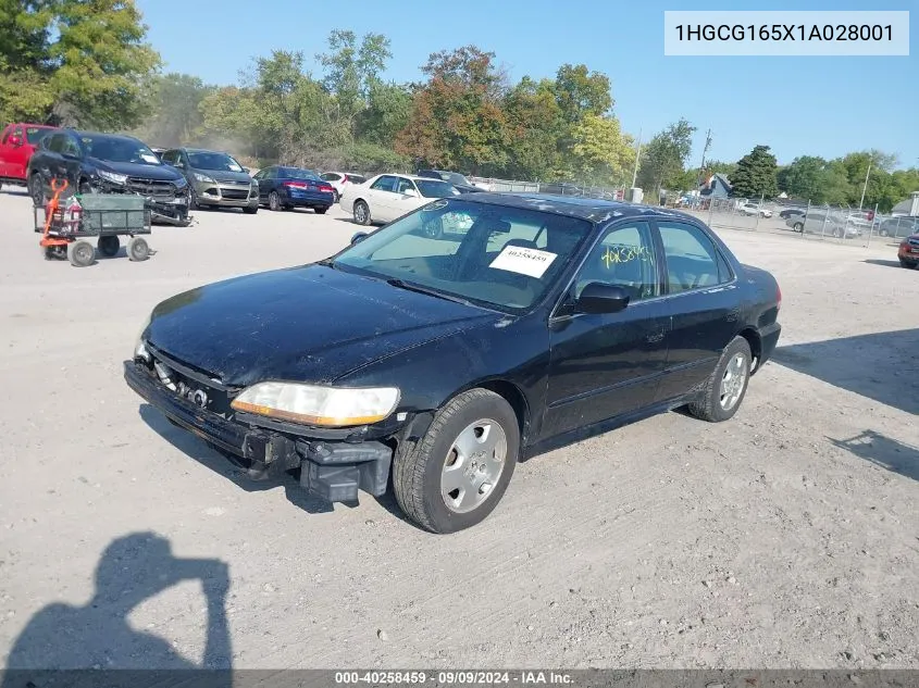 2001 Honda Accord 3.0 Ex VIN: 1HGCG165X1A028001 Lot: 40258459