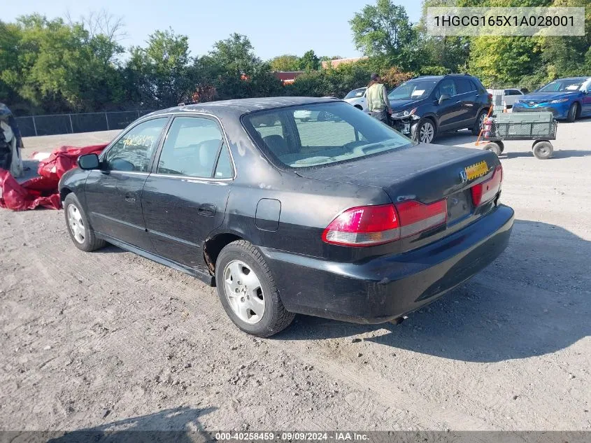 2001 Honda Accord 3.0 Ex VIN: 1HGCG165X1A028001 Lot: 40258459