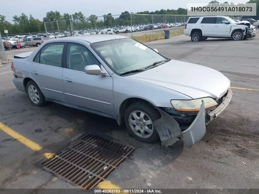 2001 Honda Accord 2.3 Lx VIN: 1HGCG56491A018073 Lot: 40263183