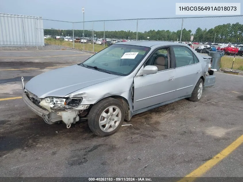 2001 Honda Accord 2.3 Lx VIN: 1HGCG56491A018073 Lot: 40263183