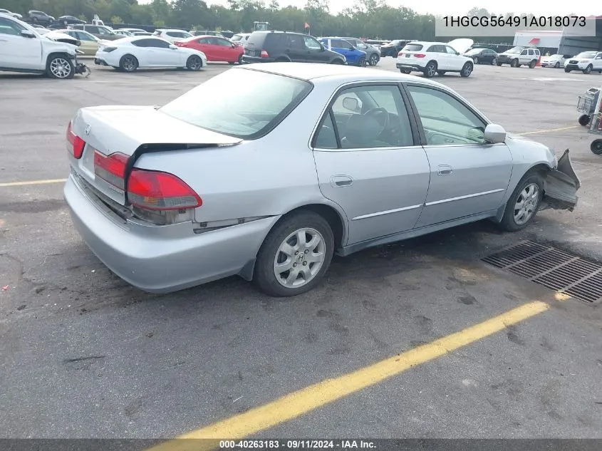 2001 Honda Accord 2.3 Lx VIN: 1HGCG56491A018073 Lot: 40263183