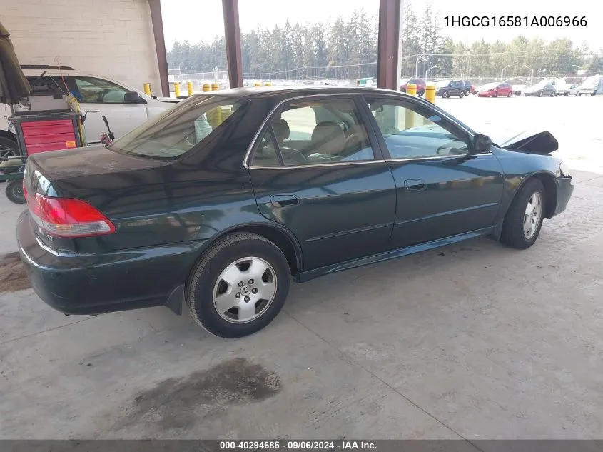 1HGCG16581A006966 2001 Honda Accord 3.0 Ex