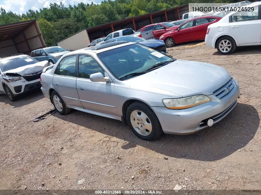 2001 Honda Accord 3.0 Ex VIN: 1HGCG165X1A024529 Lot: 40312565