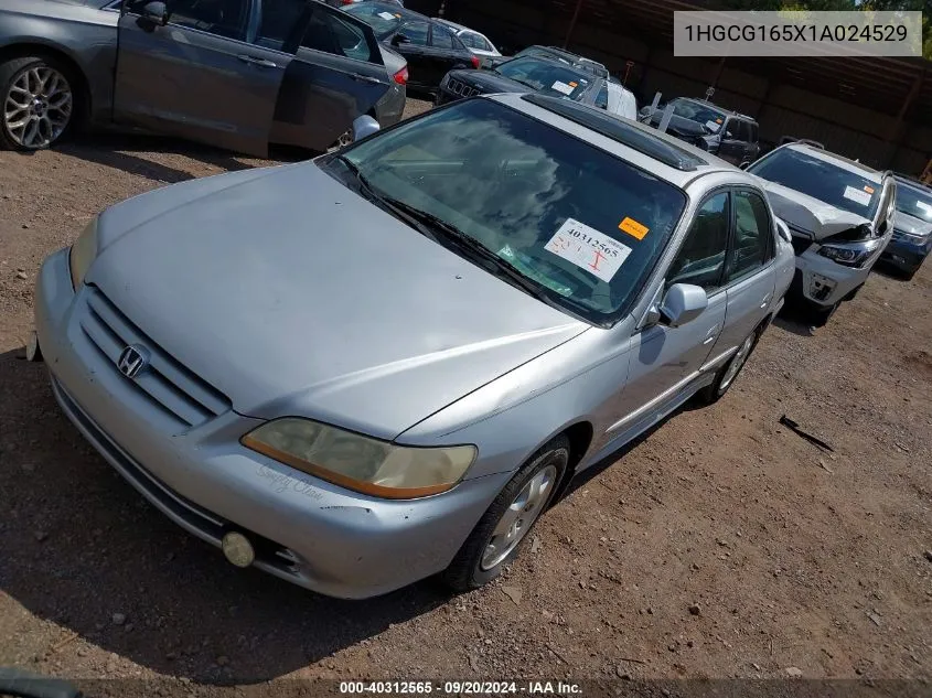 1HGCG165X1A024529 2001 Honda Accord 3.0 Ex