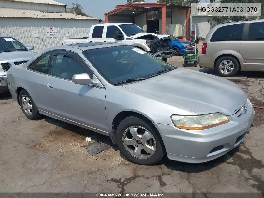 2001 Honda Accord 2.3 Ex VIN: 1HGCG32771A031070 Lot: 40339720