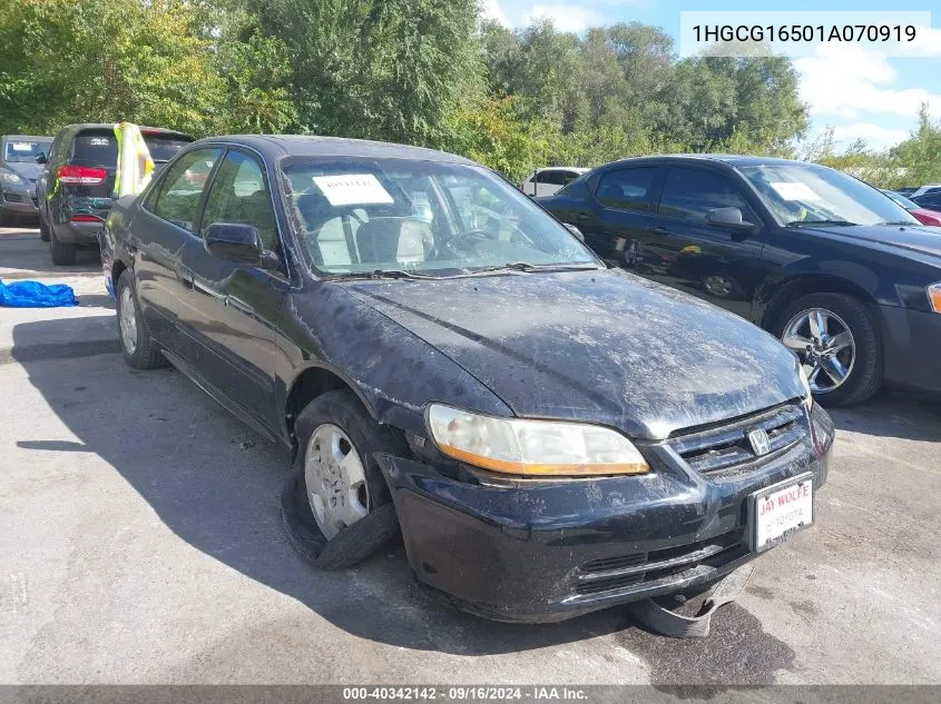 1HGCG16501A070919 2001 Honda Accord Ex