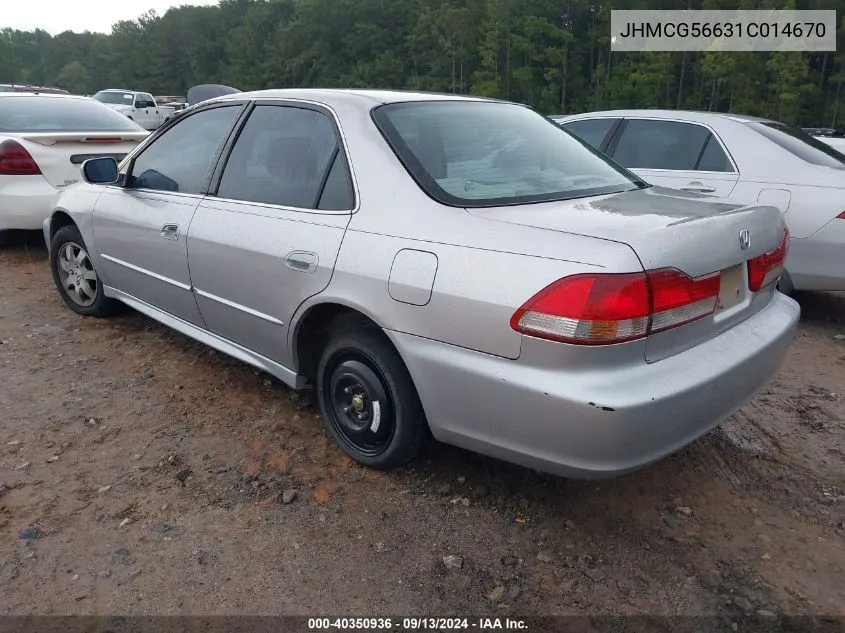 2001 Honda Accord 2.3 Ex VIN: JHMCG56631C014670 Lot: 40350936