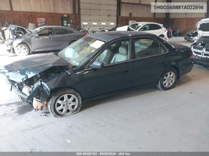 1HGCG65881A022898 2001 Honda Accord 2.3 Ex