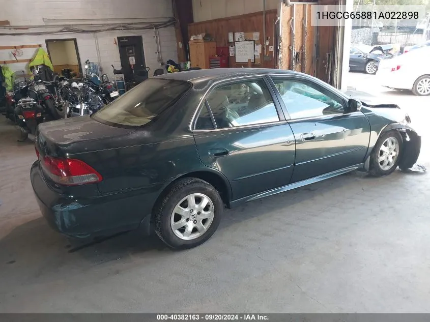 1HGCG65881A022898 2001 Honda Accord 2.3 Ex