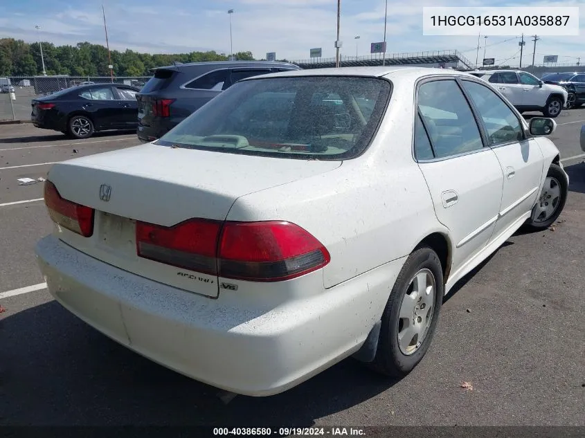 1HGCG16531A035887 2001 Honda Accord 3.0 Ex