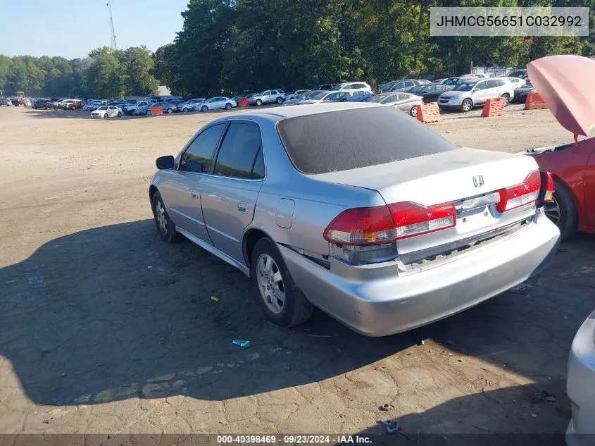 JHMCG56651C032992 2001 Honda Accord Ex