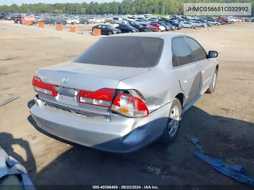 JHMCG56651C032992 2001 Honda Accord Ex