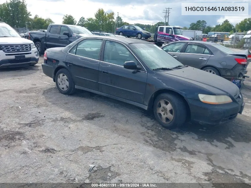 2001 Honda Accord Sdn Lx VIN: 1HGCG16461A083519 Lot: 40401191