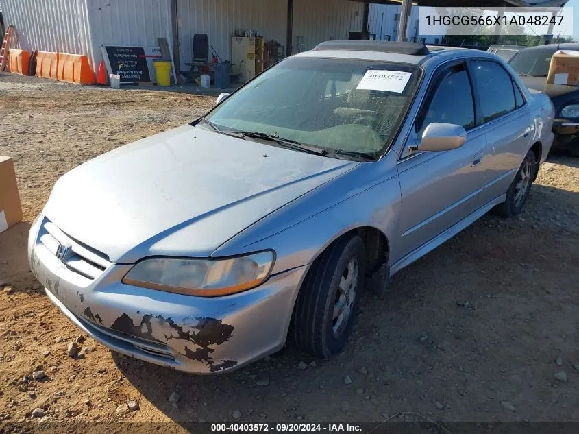 1HGCG566X1A048247 2001 Honda Accord 2.3 Ex