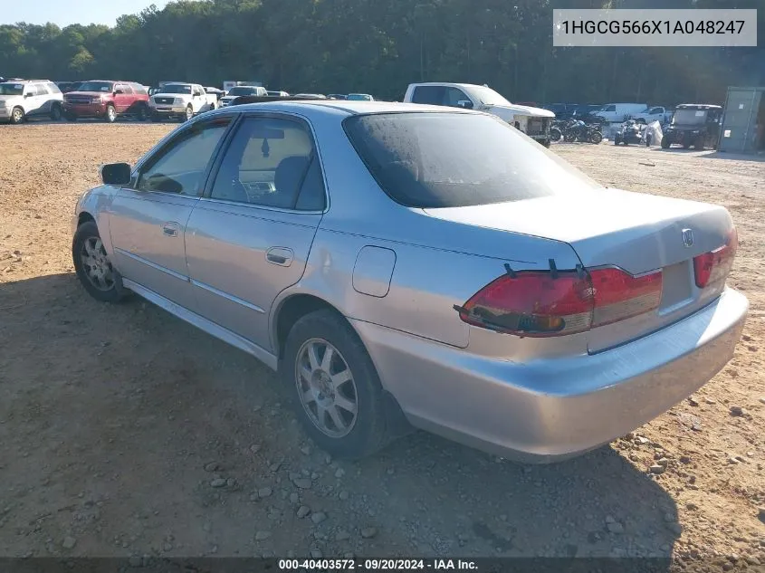 1HGCG566X1A048247 2001 Honda Accord 2.3 Ex