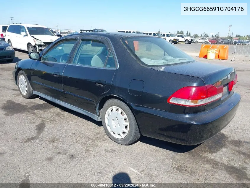 2001 Honda Accord 2.3 Lx VIN: 3HGCG66591G704176 Lot: 40410012