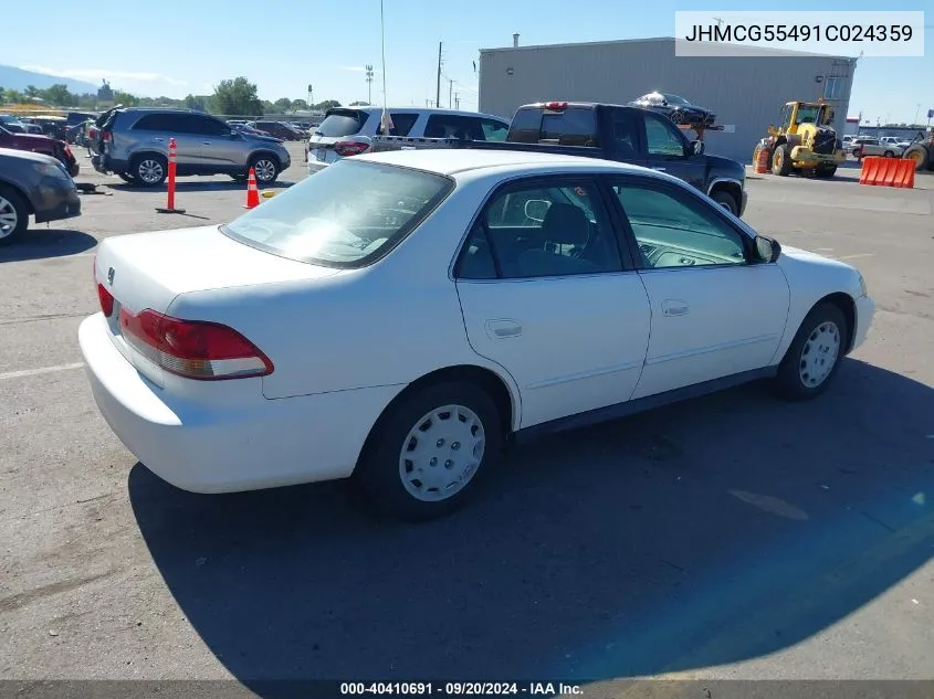 JHMCG55491C024359 2001 Honda Accord Sdn Lx