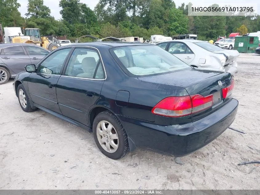 2001 Honda Accord 2.3 Ex VIN: 1HGCG56691A013795 Lot: 40413057