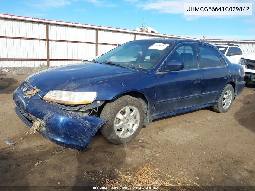 2001 Honda Accord 2.3 Ex VIN: JHMCG56641C029842 Lot: 40436881