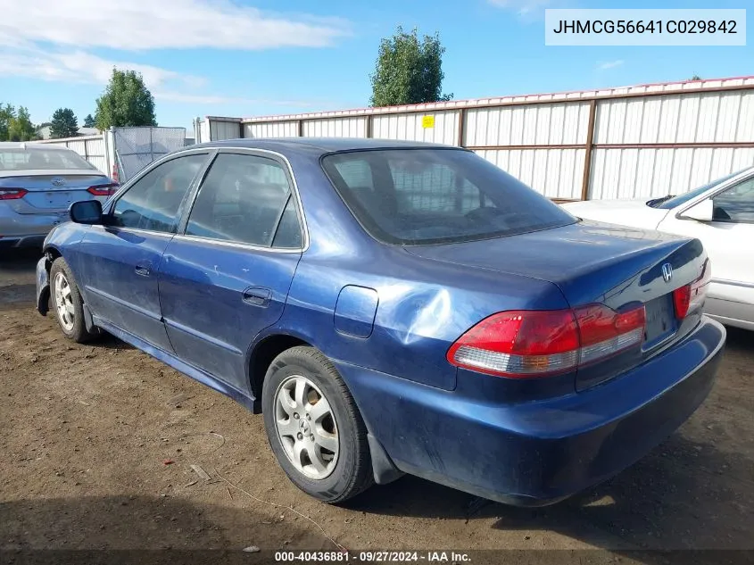 2001 Honda Accord 2.3 Ex VIN: JHMCG56641C029842 Lot: 40436881