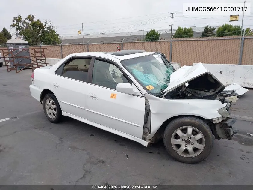 JHMCG56641C001717 2001 Honda Accord 2.3 Ex