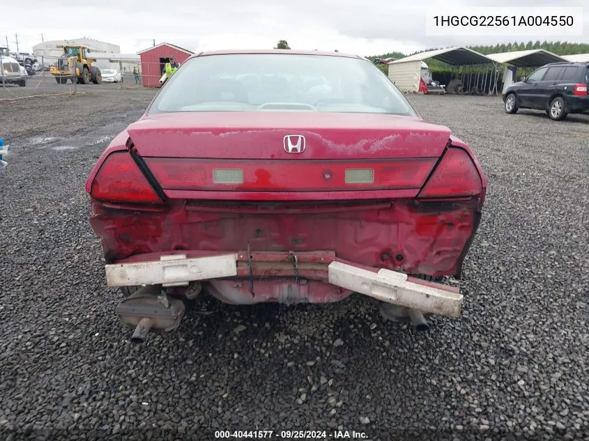 1HGCG22561A004550 2001 Honda Accord 3.0 Ex