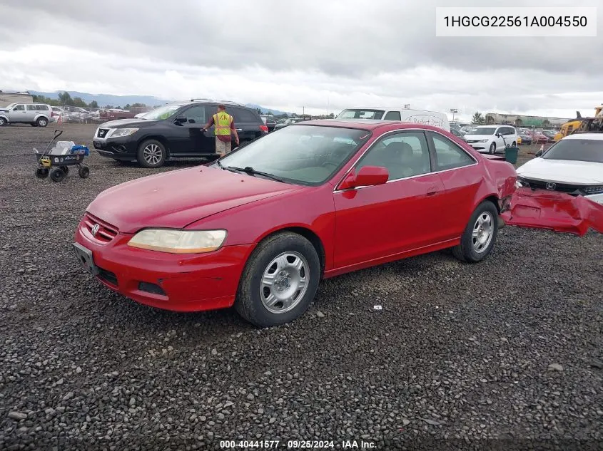 1HGCG22561A004550 2001 Honda Accord 3.0 Ex