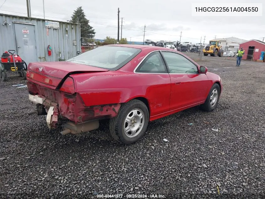 1HGCG22561A004550 2001 Honda Accord 3.0 Ex