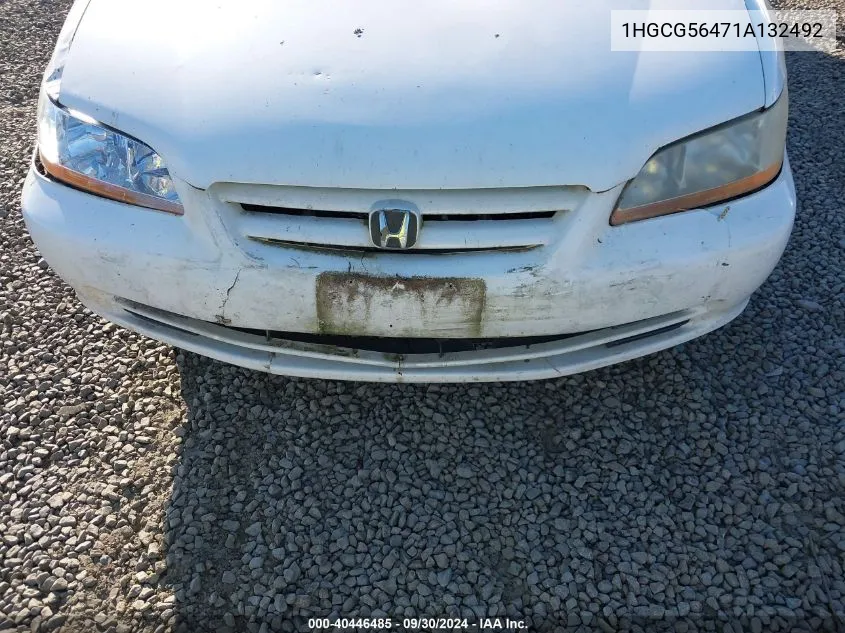 1HGCG56471A132492 2001 Honda Accord 2.3 Lx