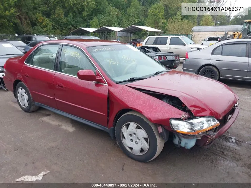 2001 Honda Accord 3.0 Lx VIN: 1HGCG164X1A063371 Lot: 40448897