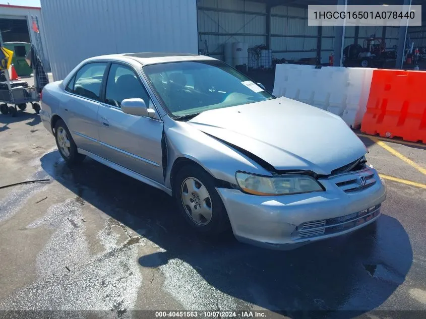 2001 Honda Accord 3.0 Ex VIN: 1HGCG16501A078440 Lot: 40451563