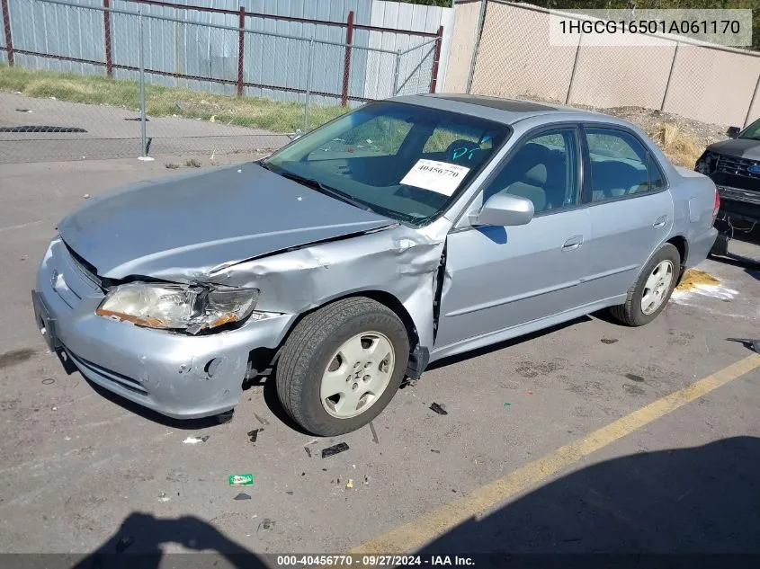 1HGCG16501A061170 2001 Honda Accord 3.0 Ex