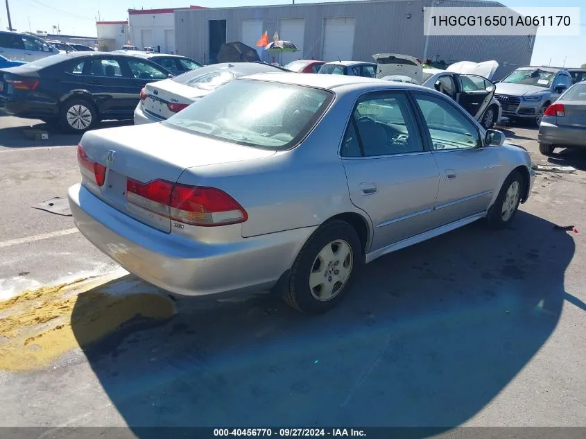 1HGCG16501A061170 2001 Honda Accord 3.0 Ex