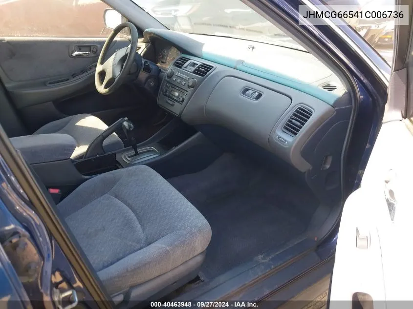 JHMCG66541C006736 2001 Honda Accord 2.3 Lx